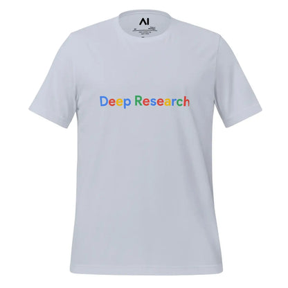 Deep Research Search Logo T-Shirt (unisex) - Light Blue / M