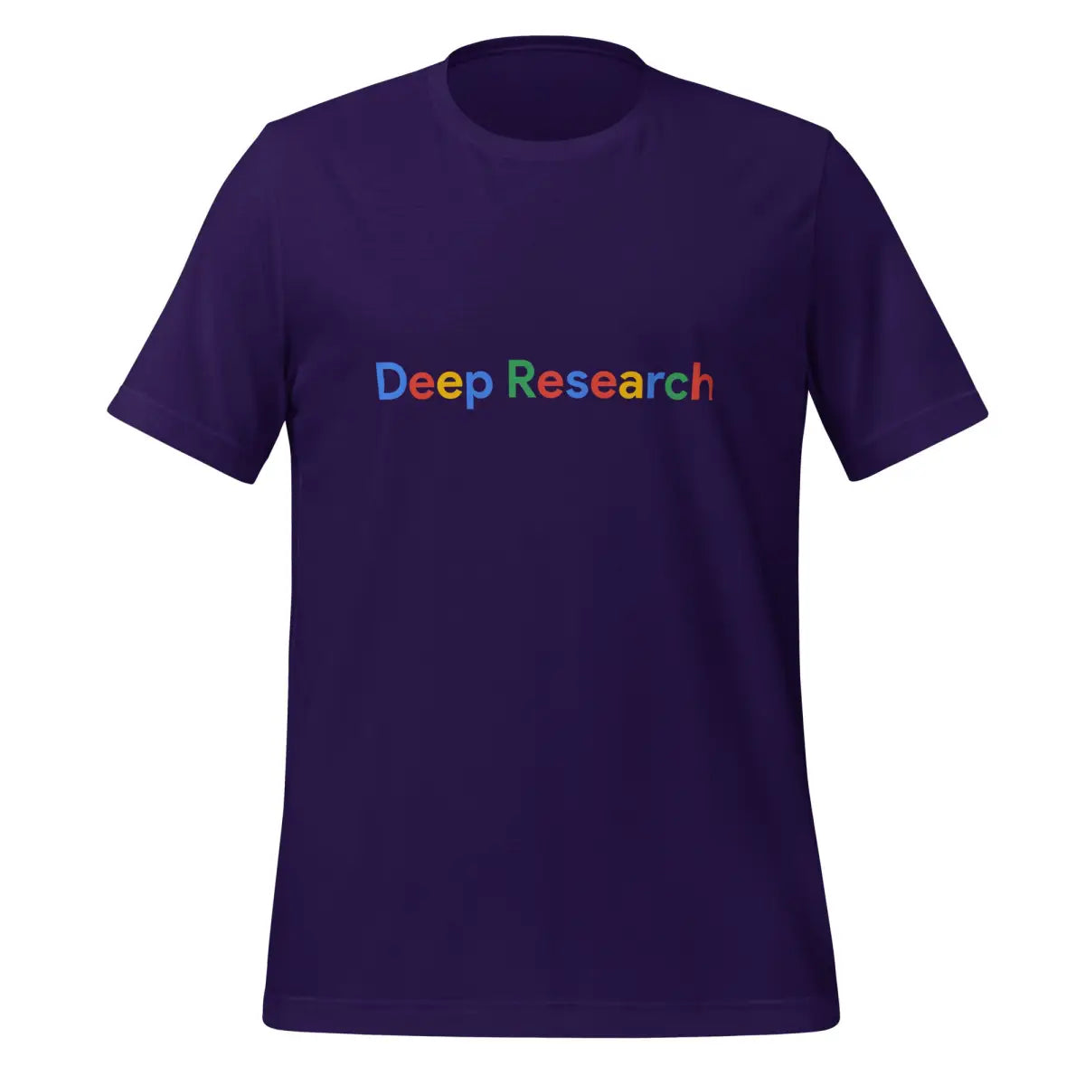 Deep Research Search Logo T-Shirt (unisex) - Team Purple / M