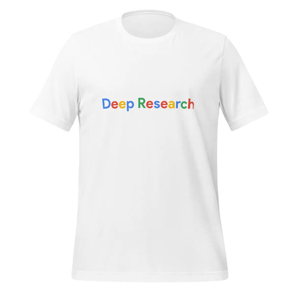 Deep Research Search Logo T-Shirt (unisex) - White / M