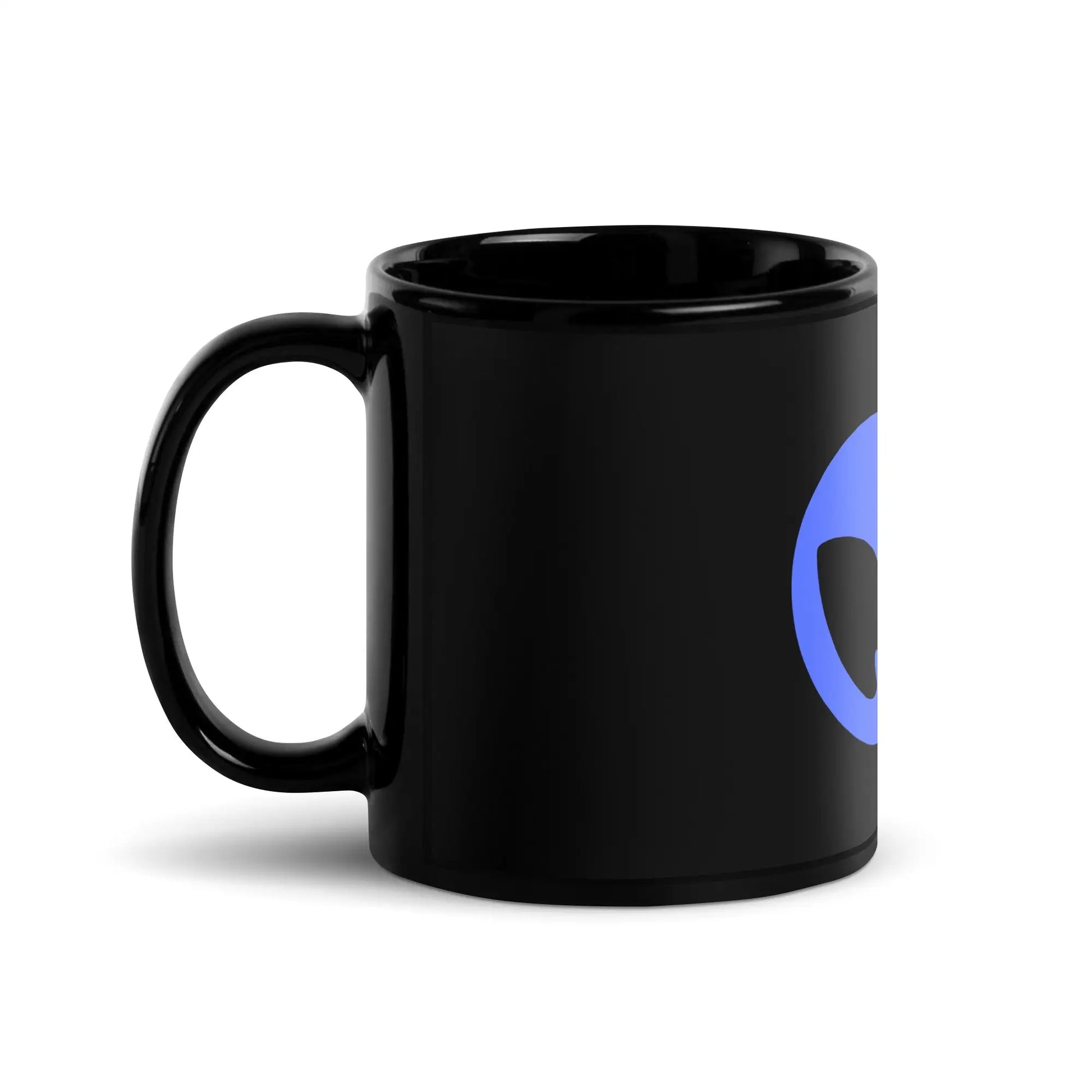 DeepSeek Black Glossy Mug - 11 oz