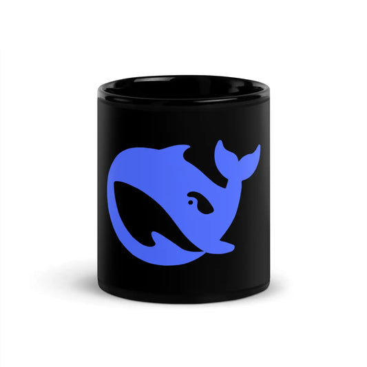 The Deepseek Black Glossy Mug 11 Oz.