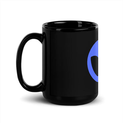 DeepSeek Black Glossy Mug - 15 oz