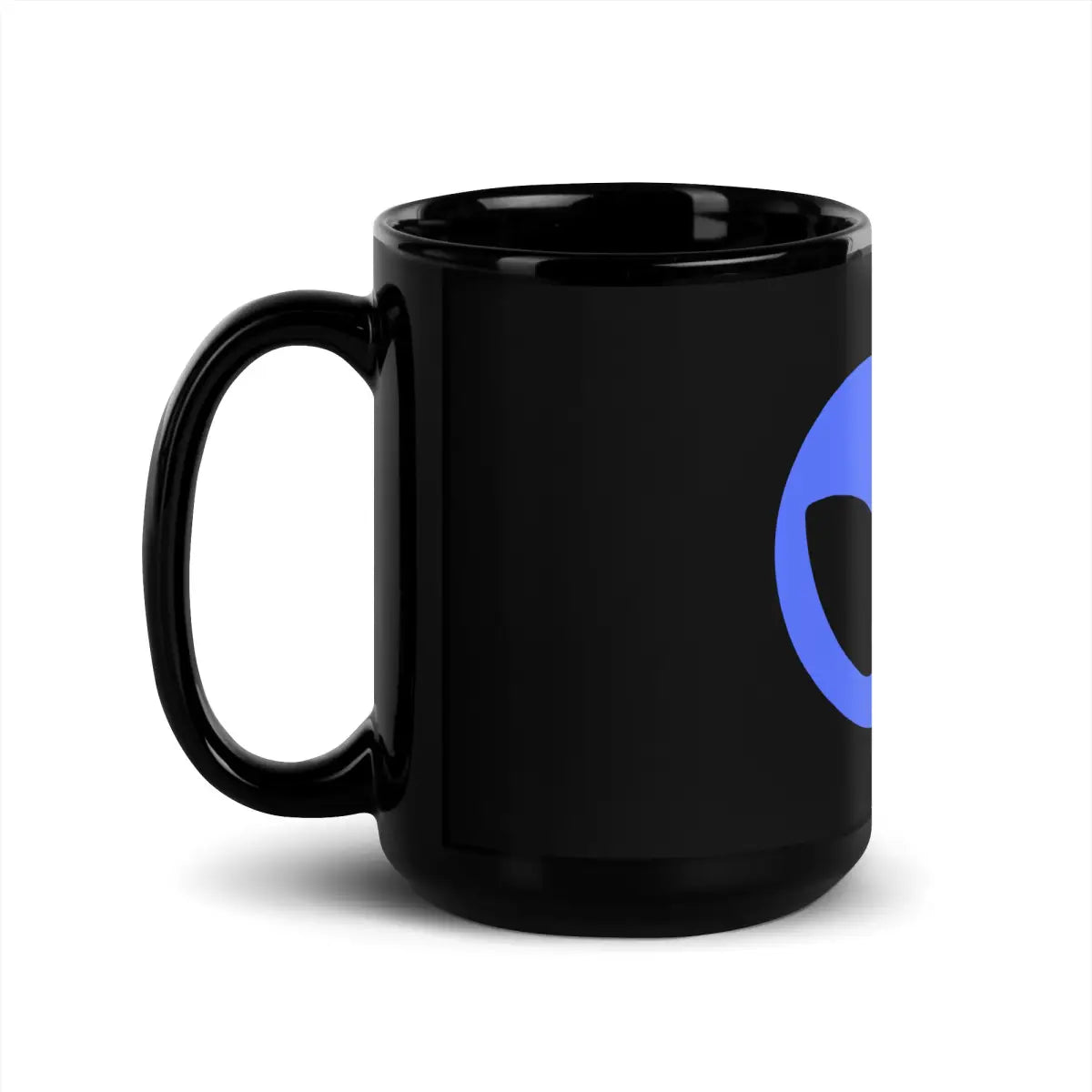 DeepSeek Black Glossy Mug