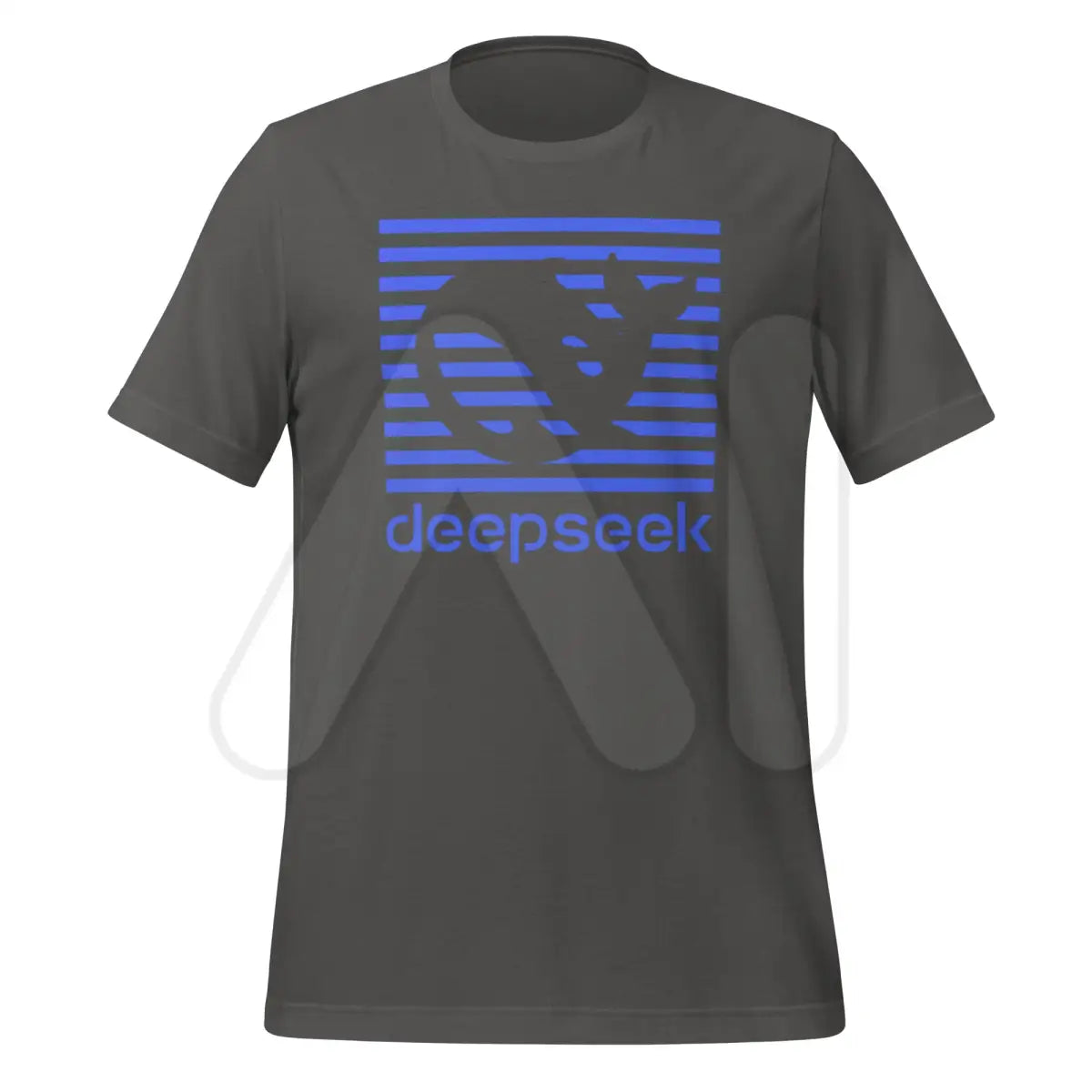 DeepSeek Blue Stripes T-Shirt (unisex) - Asphalt / M