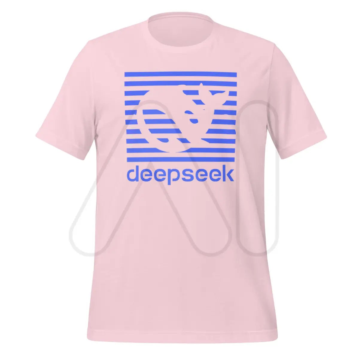 DeepSeek Blue Stripes T-Shirt (unisex) - Soft Pink / M