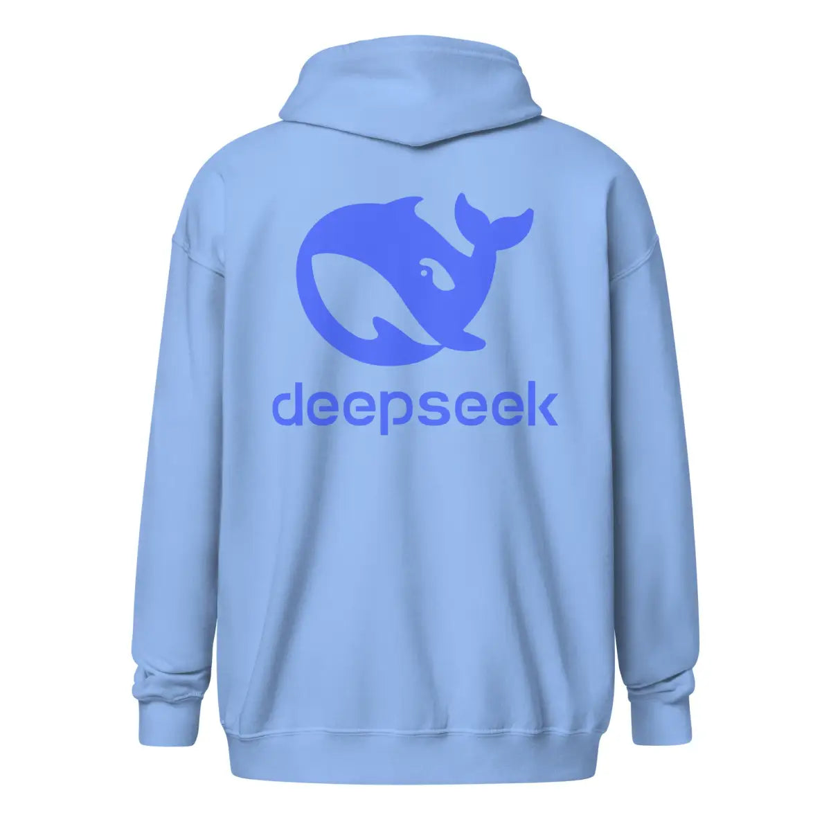 DeepSeek Front and Back Zip Hoodie (unisex)