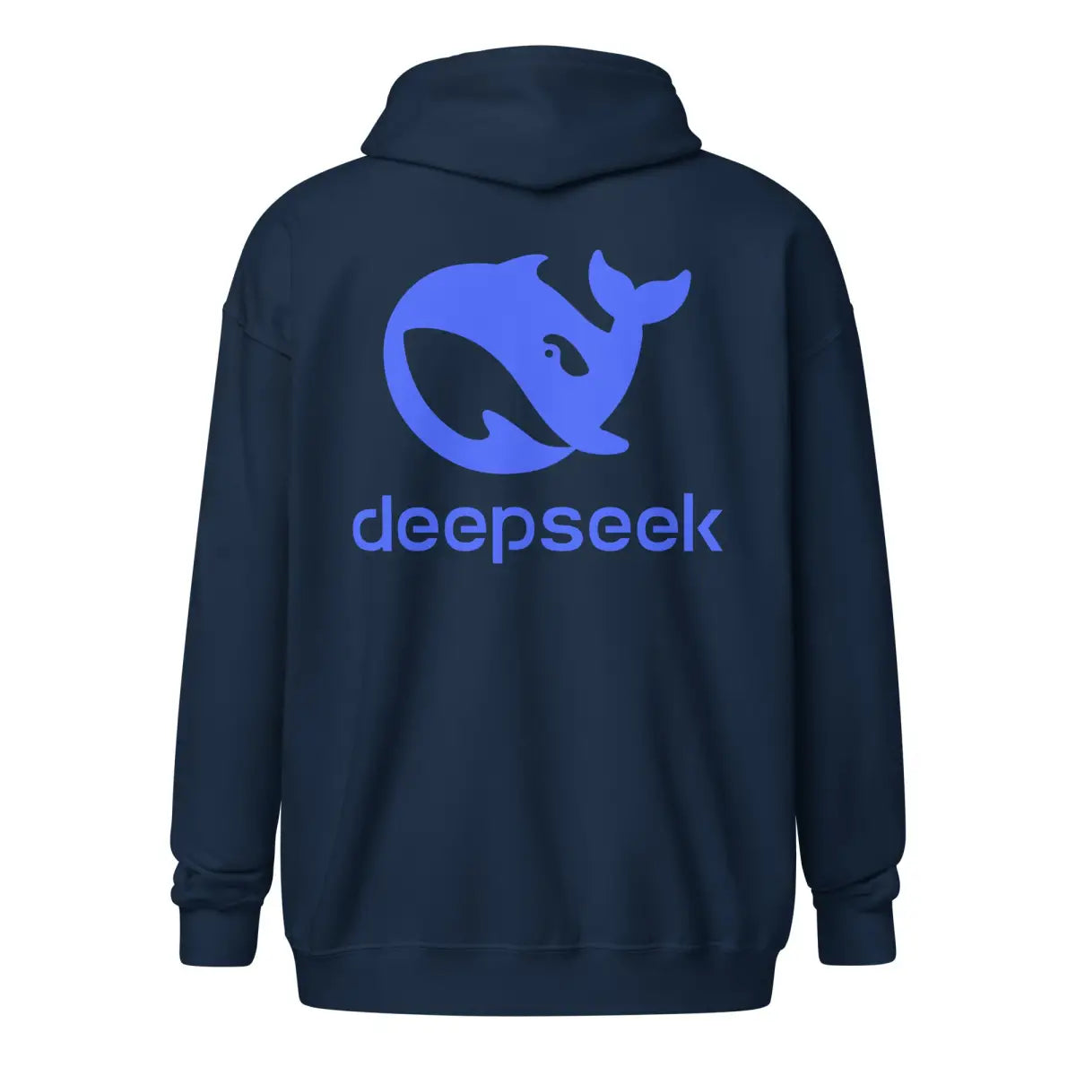 DeepSeek Front and Back Zip Hoodie (unisex)