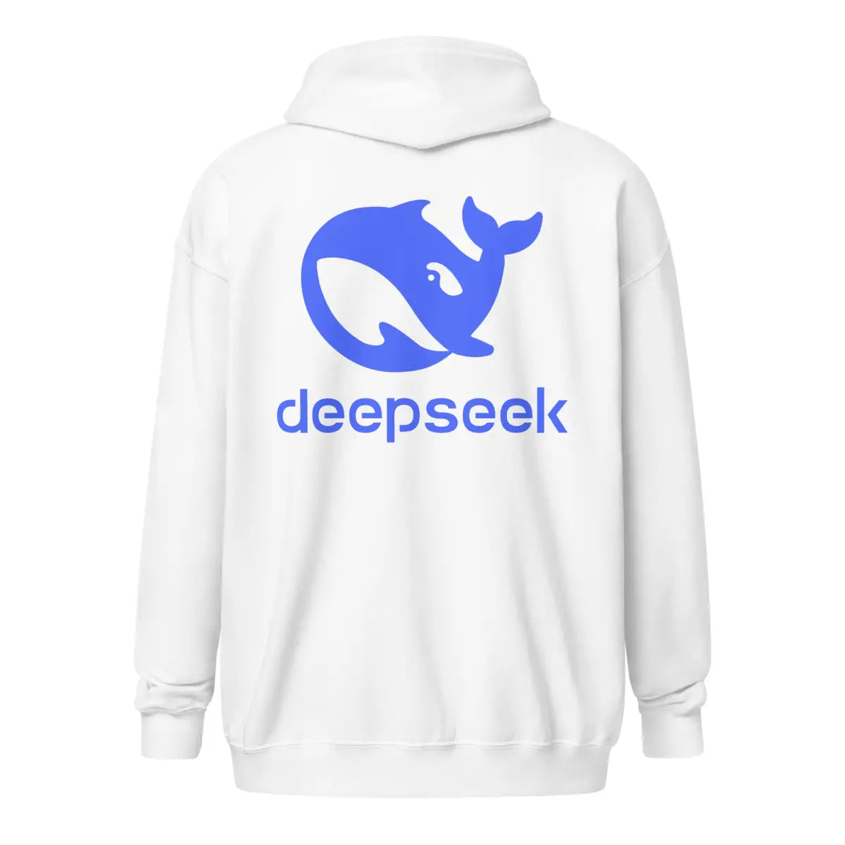 DeepSeek Front and Back Zip Hoodie (unisex)