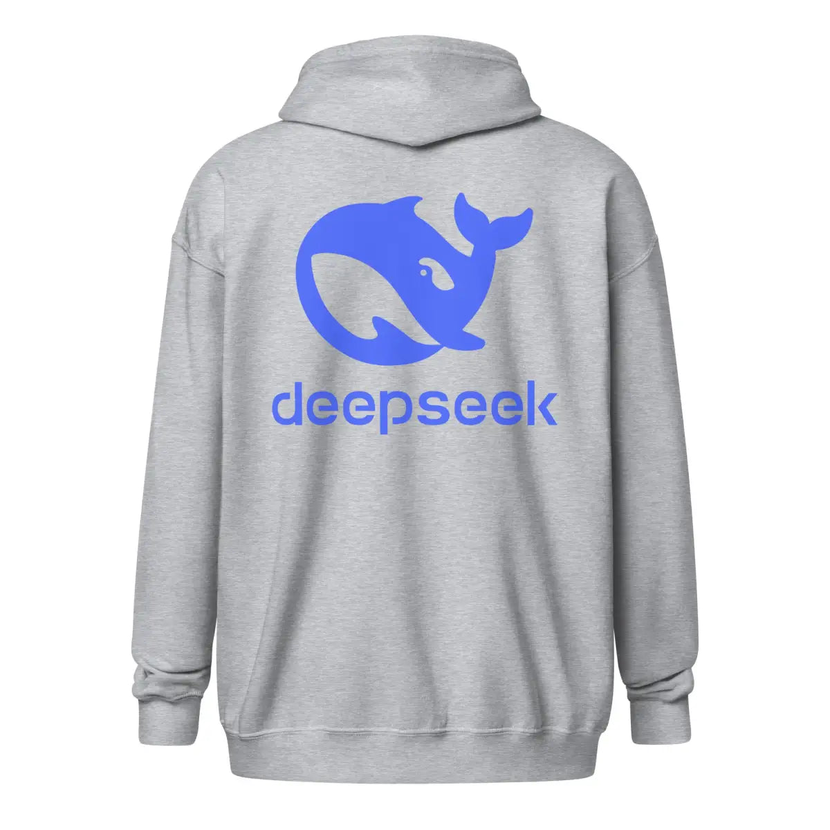 DeepSeek Front and Back Zip Hoodie (unisex)