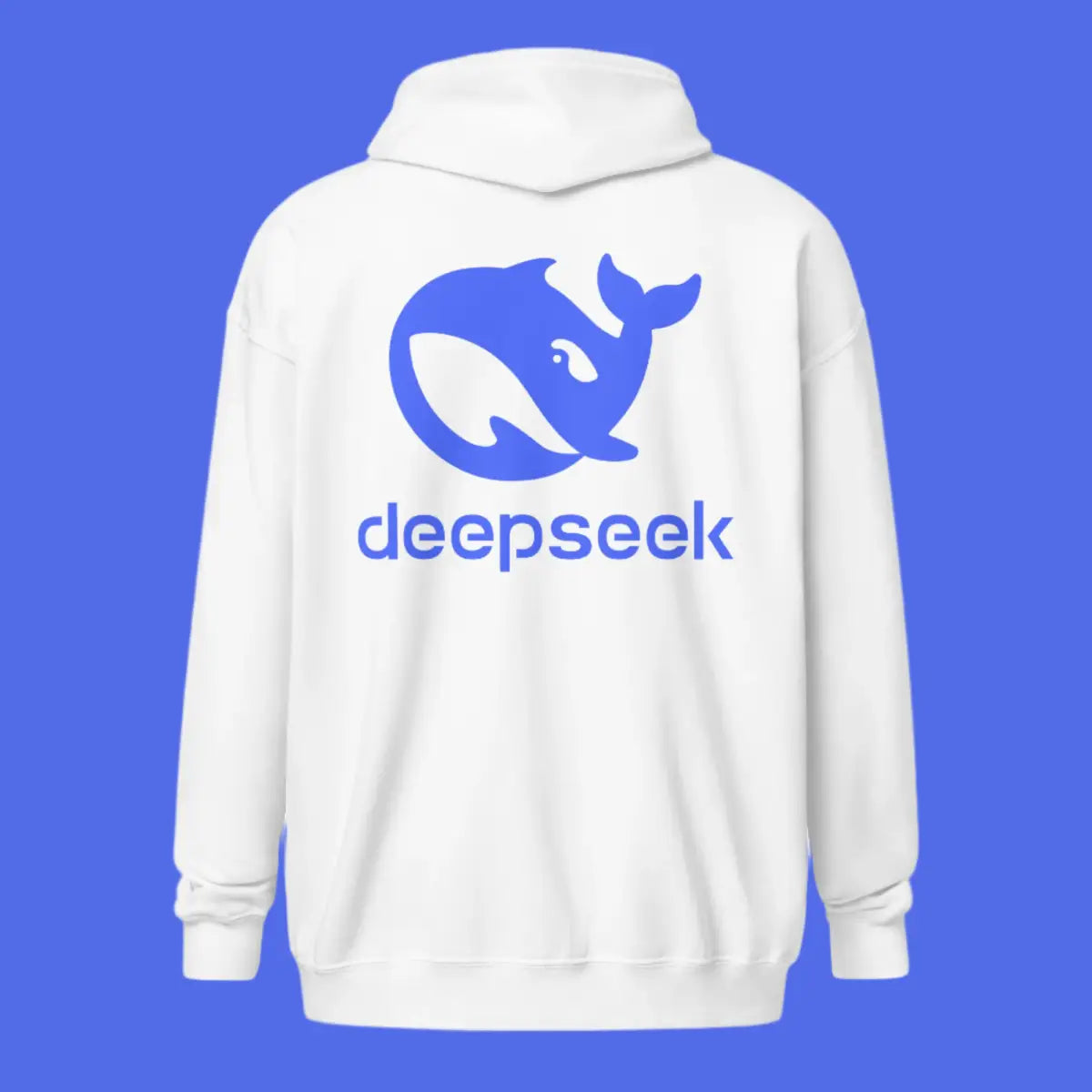 DeepSeek Front and Back Zip Hoodie (unisex)