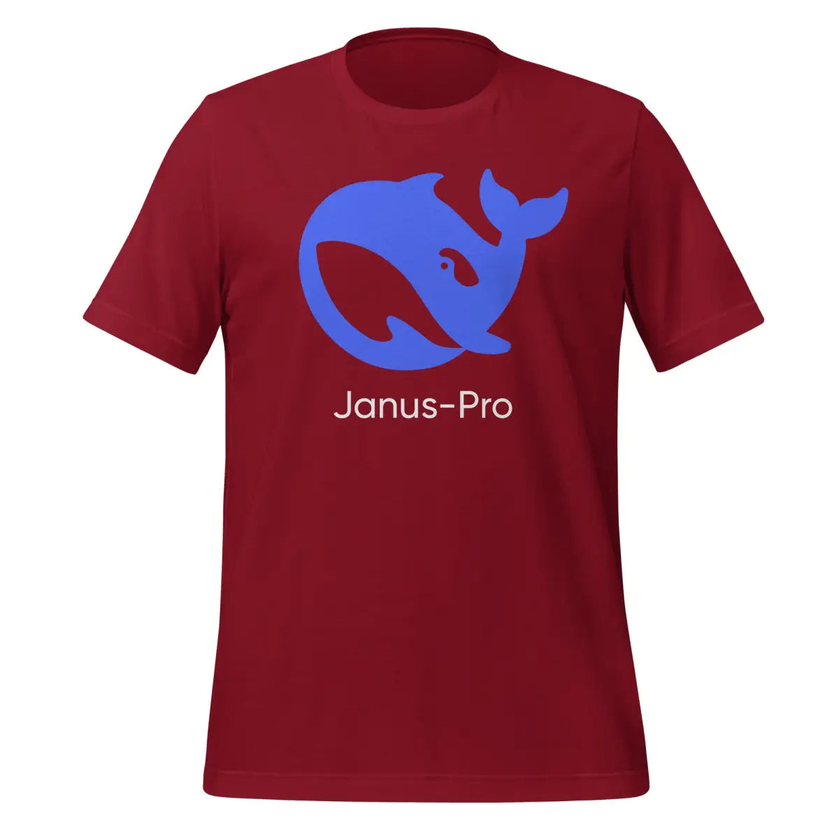 DeepSeek Janus-Pro Icon T-Shirt (unisex) - Cardinal / M