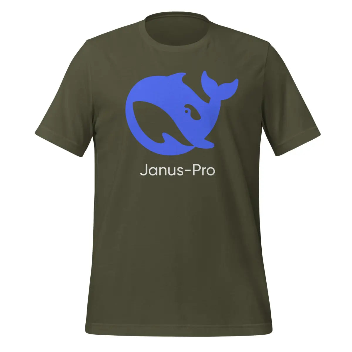 DeepSeek Janus-Pro Icon T-Shirt (unisex) - Military Green / M