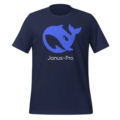 DeepSeek Janus-Pro Icon T-Shirt (unisex) - Navy / M