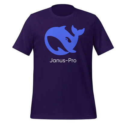 DeepSeek Janus-Pro Icon T-Shirt (unisex) - Team Purple / M