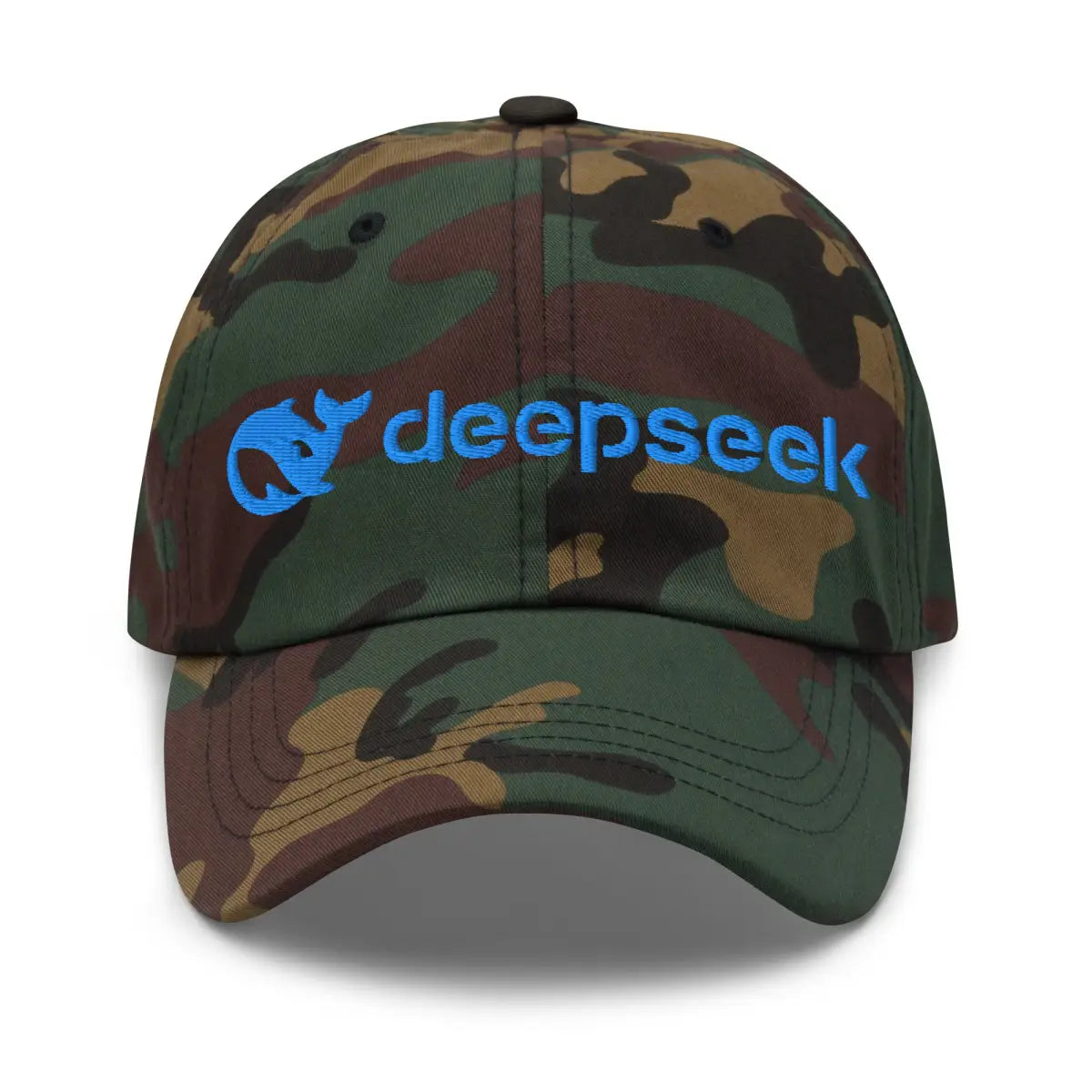 DeepSeek Logo Cap - Green Camo