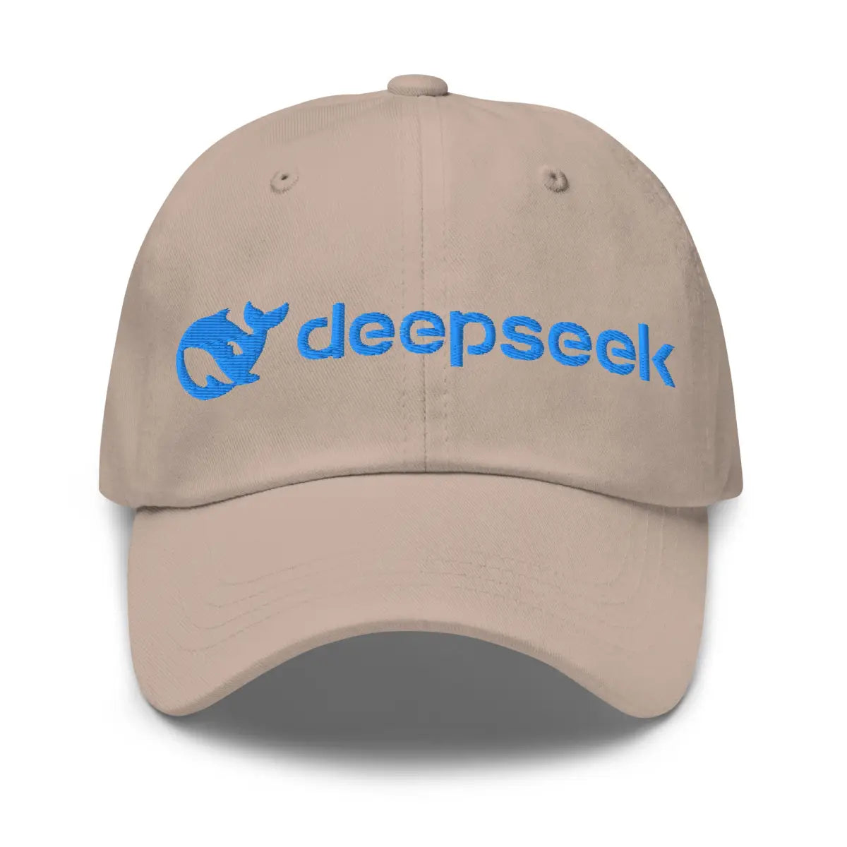 DeepSeek Logo Cap - Stone