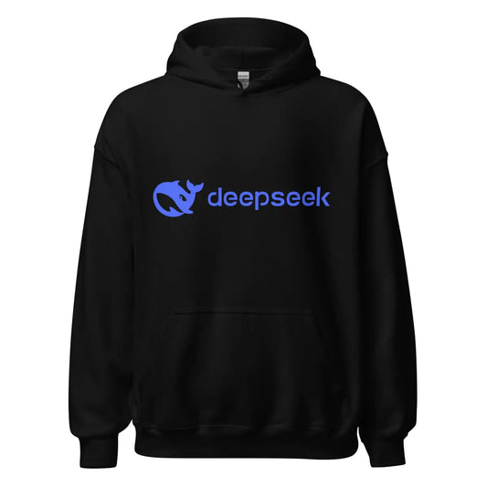 DeepSeek Logo Hoodie (unisex) - Black / M