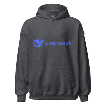 DeepSeek Logo Hoodie (unisex) - Dark Heather / M