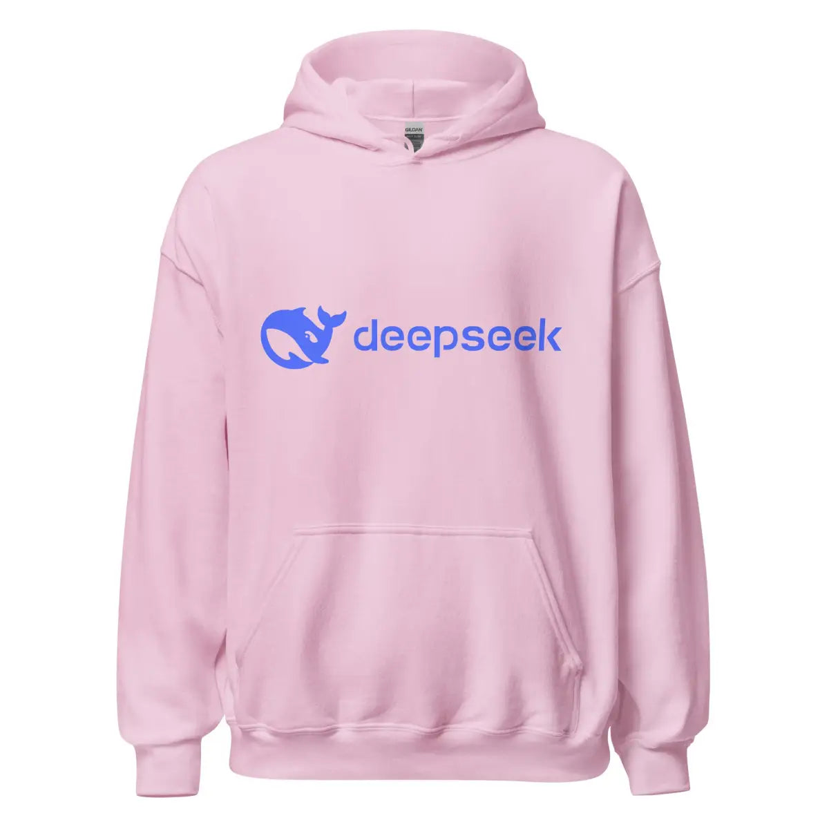 DeepSeek Logo Hoodie (unisex) - Light Pink / M