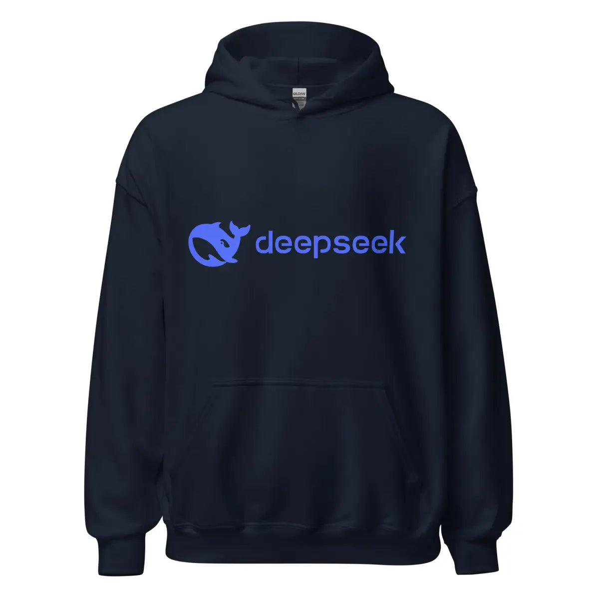 DeepSeek Logo Hoodie (unisex) - Navy / M