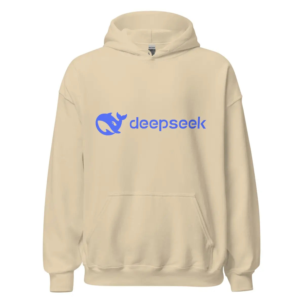 DeepSeek Logo Hoodie (unisex) - Sand / M