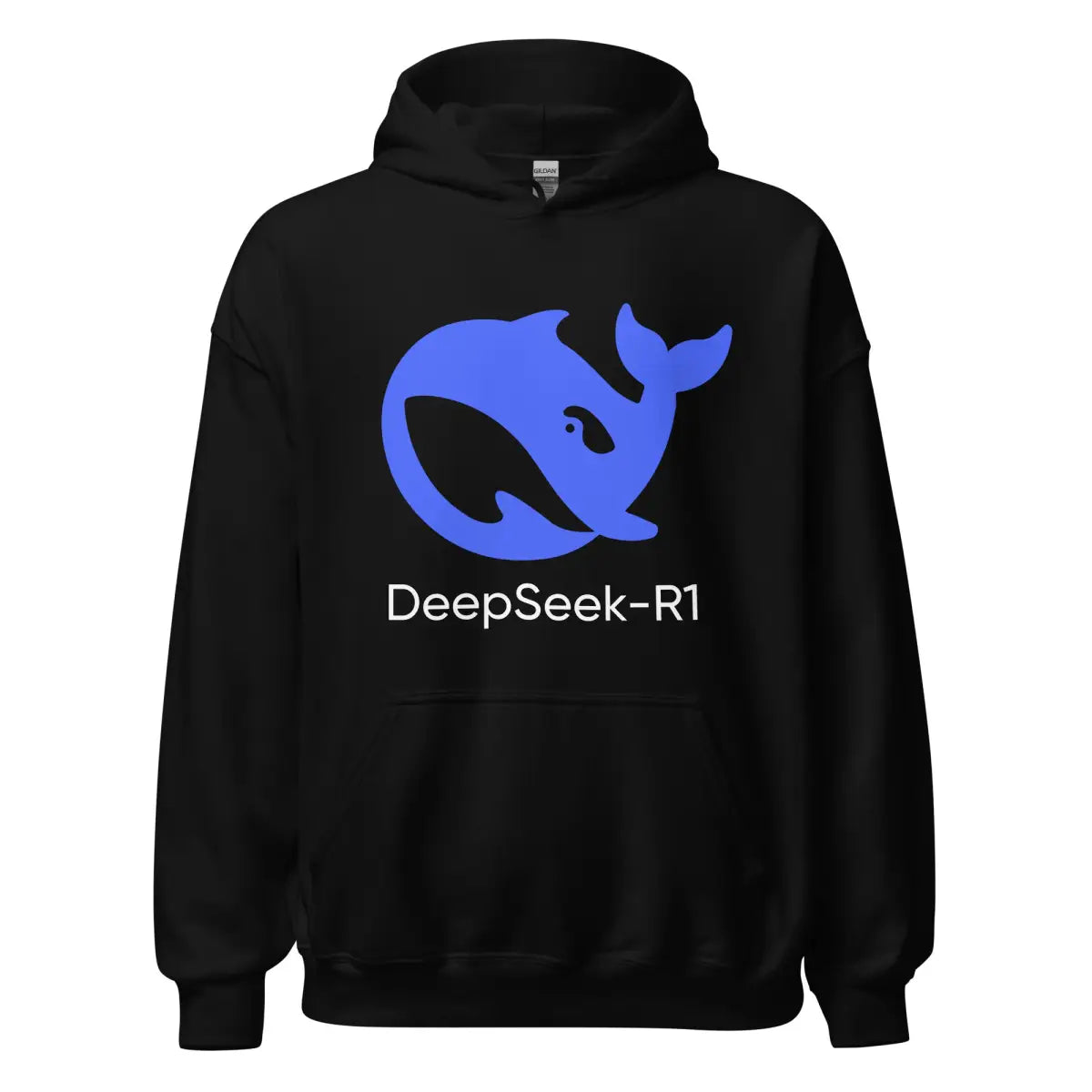 DeepSeek-R1 Icon Hoodie (unisex) - Black / M