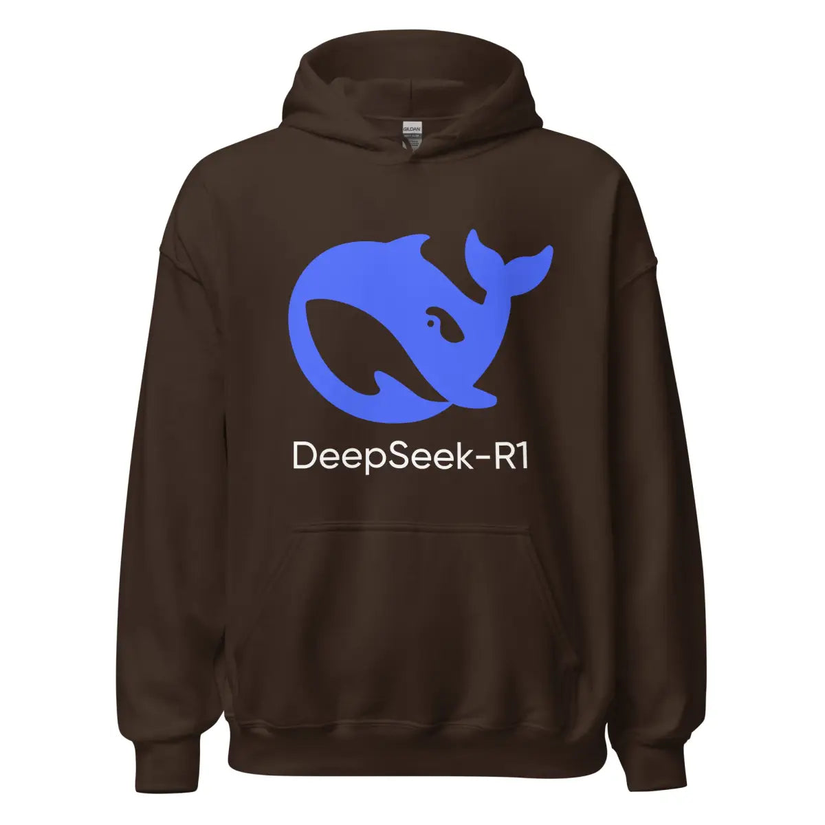 DeepSeek-R1 Icon Hoodie (unisex) - Dark Chocolate / M