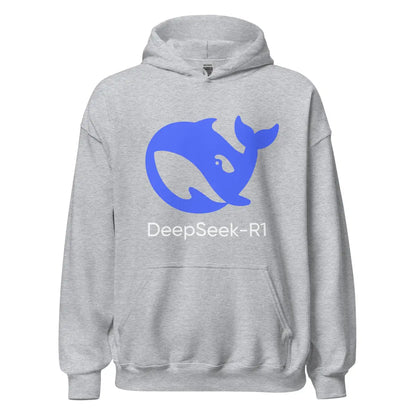 DeepSeek-R1 Icon Hoodie (unisex) - Sport Grey / M