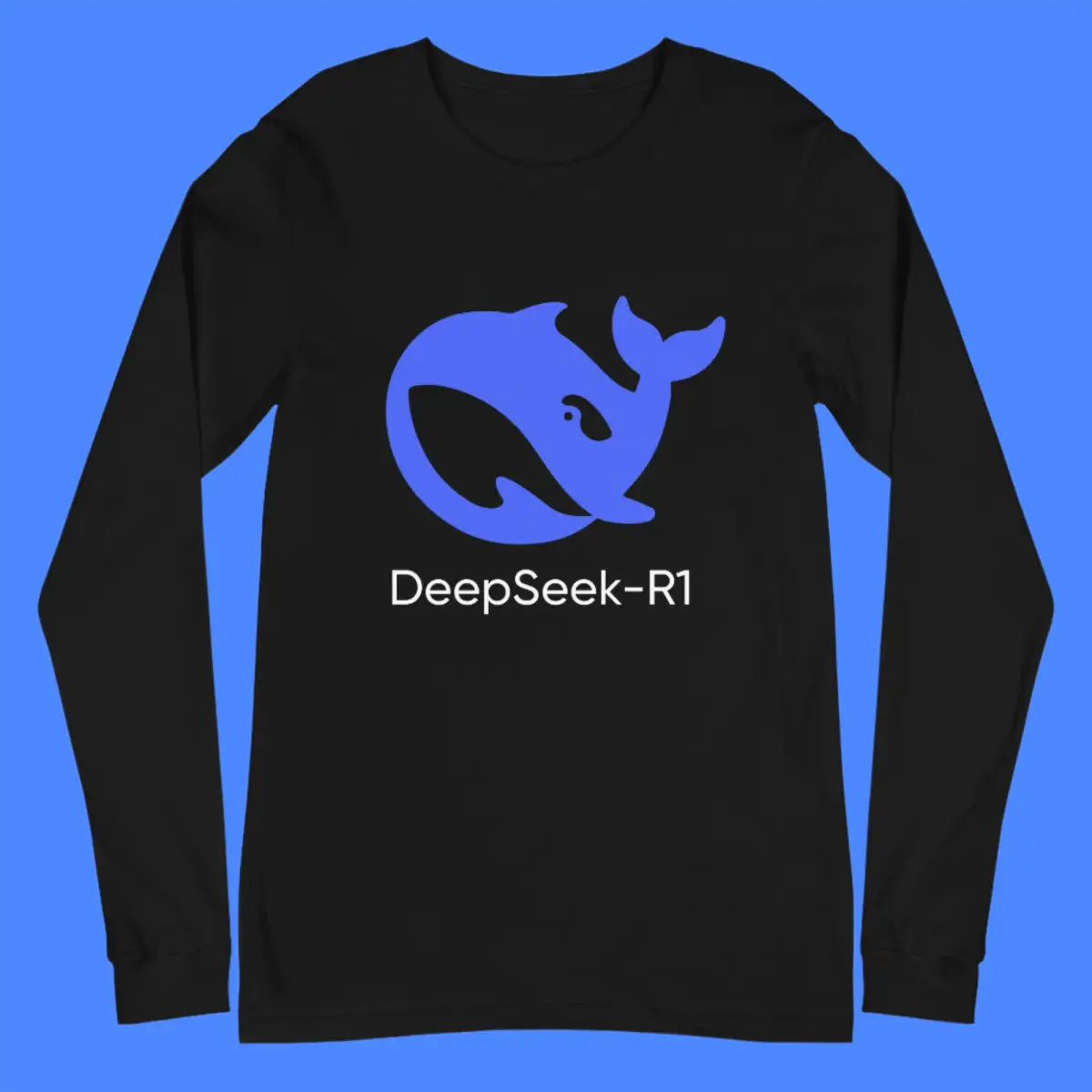 DeepSeek-R1 Icon Long Sleeve T-Shirt (unisex)