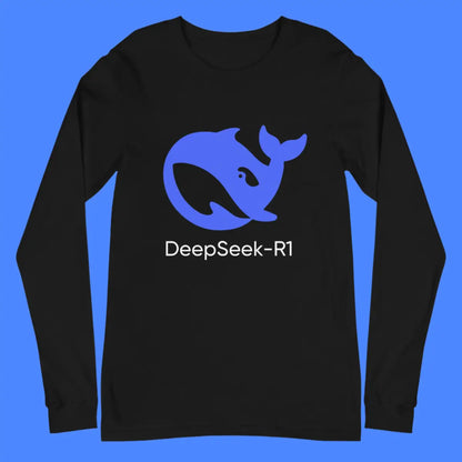 DeepSeek-R1 Icon Long Sleeve T-Shirt (unisex)