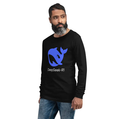 DeepSeek-R1 Icon Long Sleeve T-Shirt (unisex)