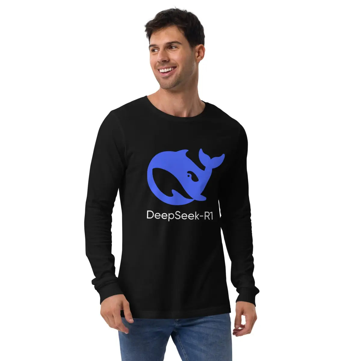 DeepSeek-R1 Icon Long Sleeve T-Shirt (unisex)