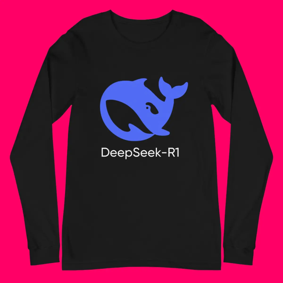 DeepSeek-R1 Icon Long Sleeve T-Shirt (unisex)