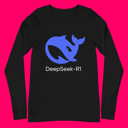 DeepSeek-R1 Icon Long Sleeve T-Shirt (unisex)