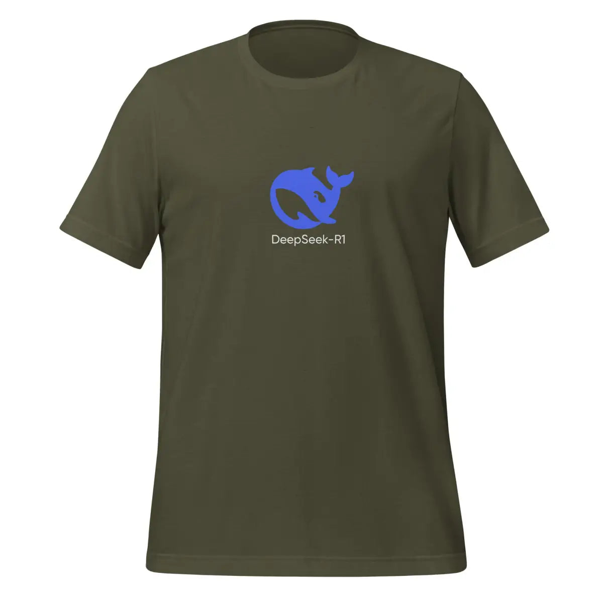 DeepSeek-R1 Icon T-Shirt 2 (unisex) - Military Green / M