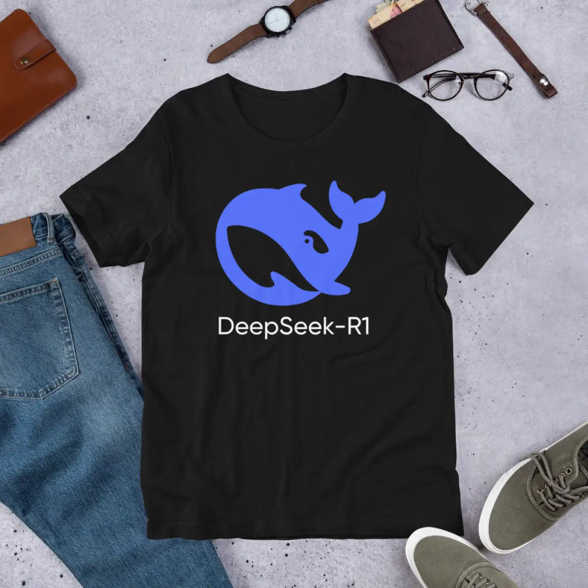 DeepSeek-R1 Icon T-Shirt (unisex)