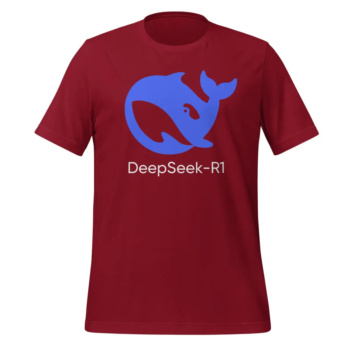 DeepSeek-R1 Icon T-Shirt (unisex) - Cardinal / M