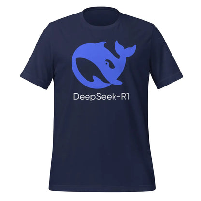 DeepSeek-R1 Icon T-Shirt (unisex) - Navy / M