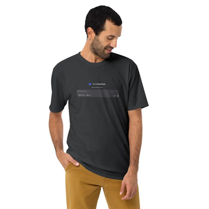 DeepSeek-R1 Prompt T-Shirt (men)