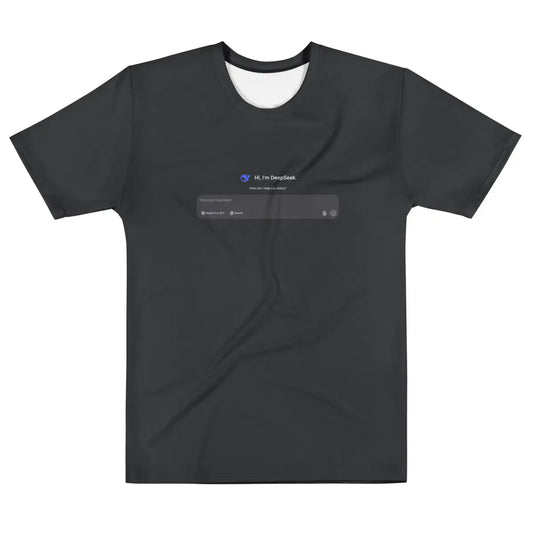 DeepSeek-R1 Prompt T-Shirt (men) - M