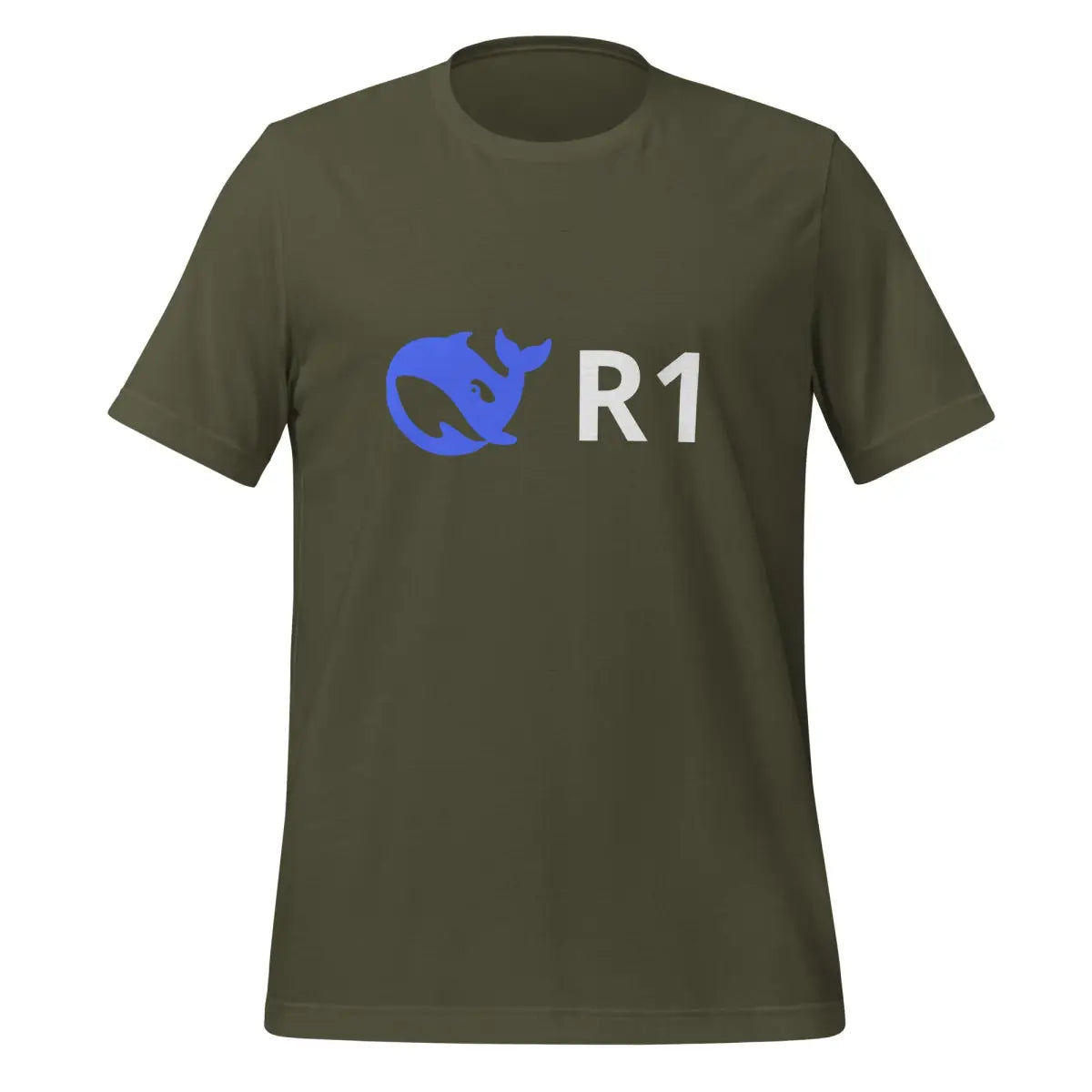 DeepSeek R1 T-Shirt (unisex) - Military Green / M