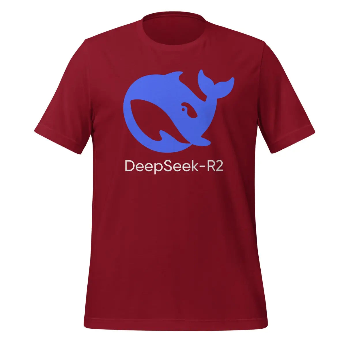 DeepSeek-R2 Icon T-Shirt (unisex) - Cardinal / M