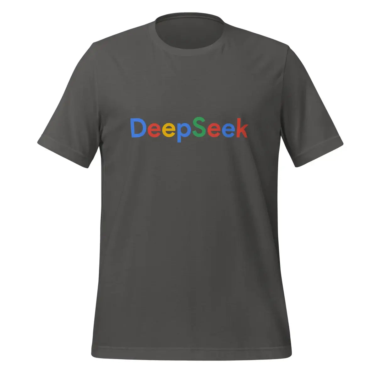 DeepSeek Search Logo T-Shirt (unisex) - Asphalt / M