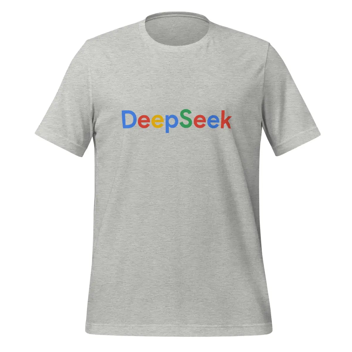 DeepSeek Search Logo T-Shirt (unisex) - Athletic Heather / M