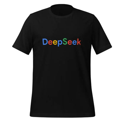 DeepSeek Search Logo T-Shirt (unisex) - Black / M