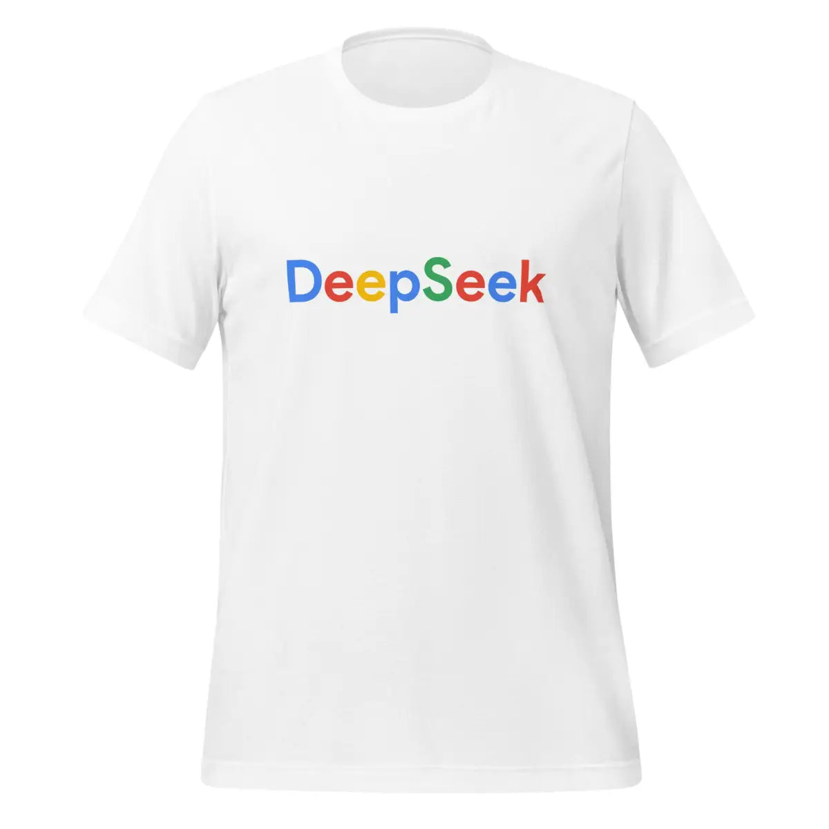 DeepSeek Search Logo T-Shirt (unisex) - White / M