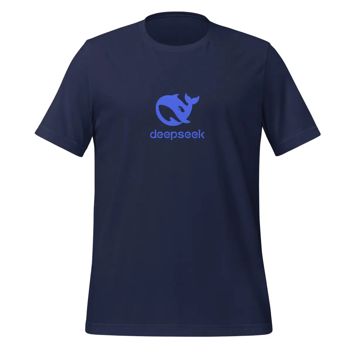 The Deepseek Stacked Logo T-shirt 2 (unisex) Navy / m.