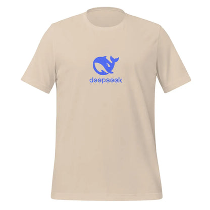 The Deepseek Stacked Logo T-shirt 2 (unisex) Soft Cream / m.