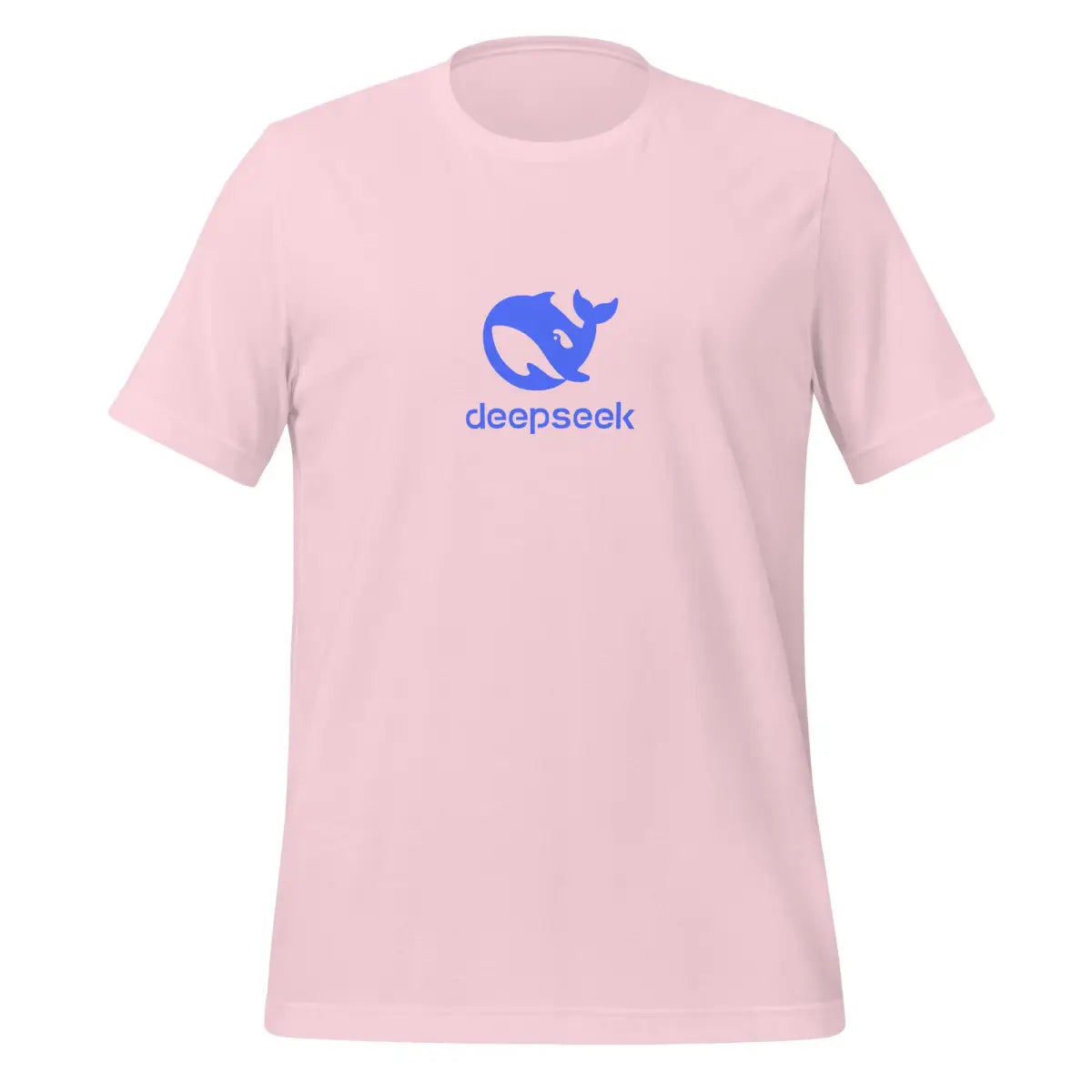 The Deepseek Stacked Logo T-shirt 2 (unisex) Soft Pink / m.