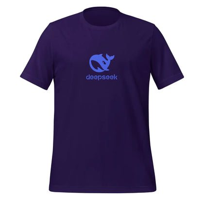 The Deepseek Stacked Logo T-shirt 2 (unisex) Team Purple / m.